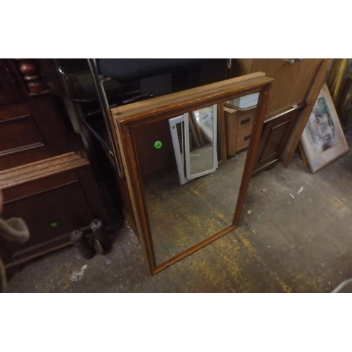 1452 - PINE FRAMED MIRROR