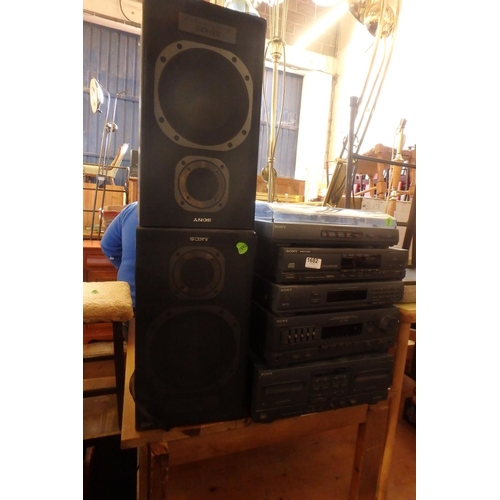 1682 - SONY HIFI AND SPEAKERS