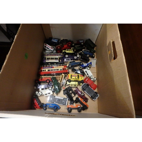 1730 - BOX OF COLLECTABLE TOY VEHICLES INC DAYS GONE