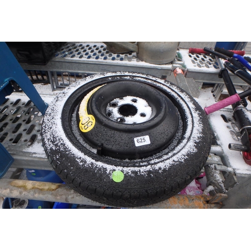 625 - SPACE SAVER/TEMPORARY TYRE