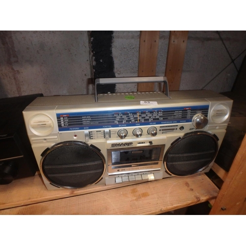 53 - SHARP RADIO/CASSETTE RECORDER STEREO