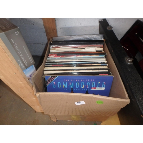 62 - BOX OF VINYL RECORDS