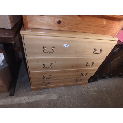 1396 - 4 DRAWER CHEST