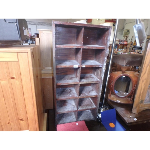 1397 - PIGEON HOLE SHELVING UNIT