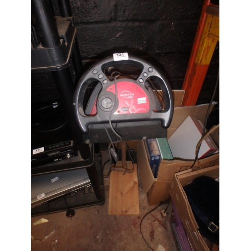 121 - HOMEMADE GAMING STEERING WHEEL RIG