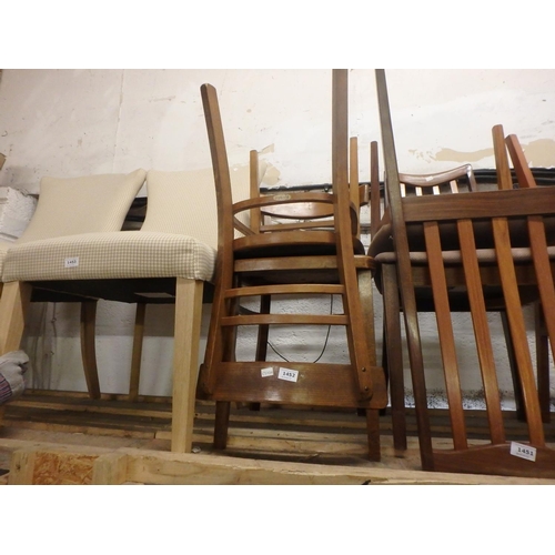 1452 - TWO CENTA DINING CHAIRS