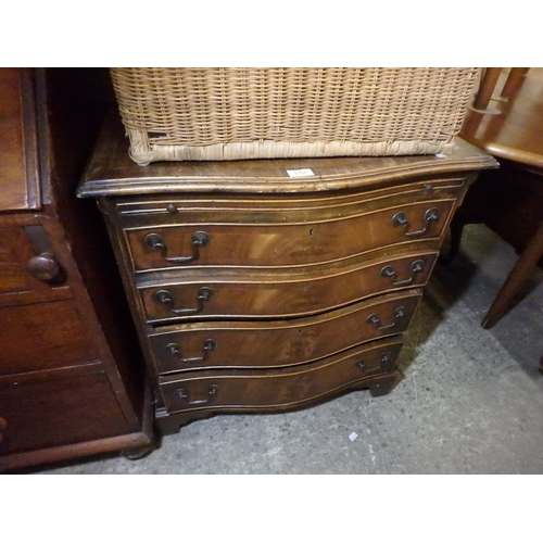 1761 - VINTAGE OFFICE DRAWERS WITH PULL OUT TOP