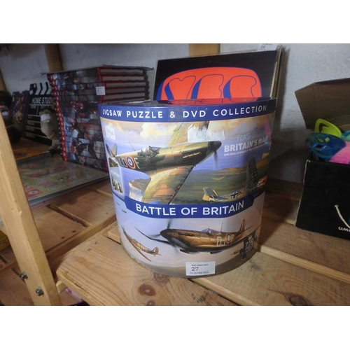 27 - BATTLE OF BRITTAIN DVD AND PUZZLE