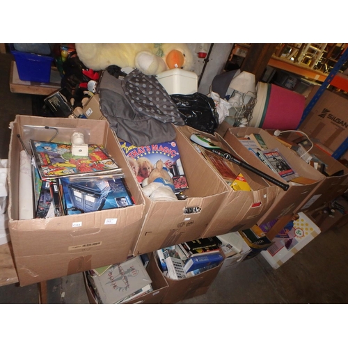 263 - 5 BOXES OF BOOKS