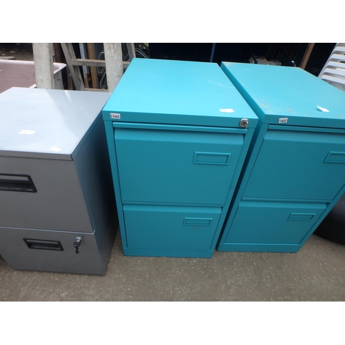 53 - 2 DRAWER METAL UNIT