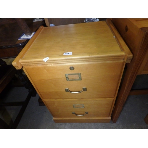 1799 - SMALL PINE FILING CABINET