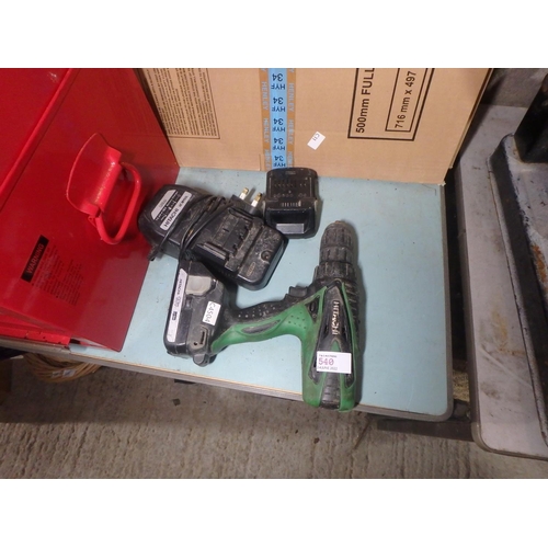 540 - 18V HITACHI DRILL