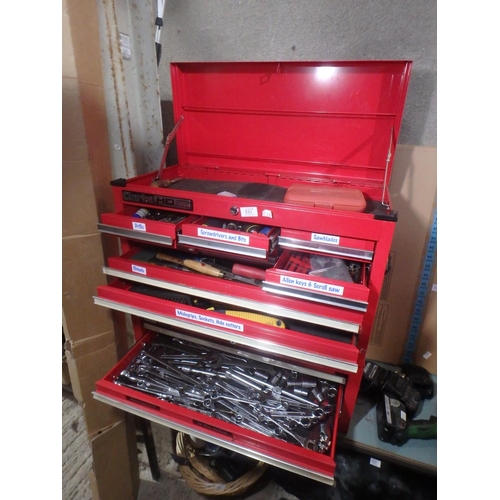 541 - CLARKE HD+ MECHANICS TOOL CHEST WITH CONTENTS