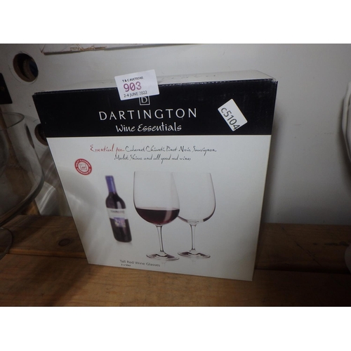 903 - DARTINGON RED WINE GLASSES