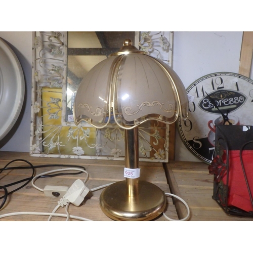 925 - M & S BRASS EFFECT TABLE LAMP