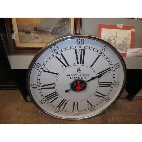 1800 - LARGE BOND STREET WALL CLOCK