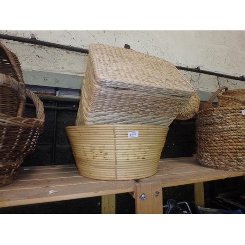 1848 - RUSH WICKER BASKETS