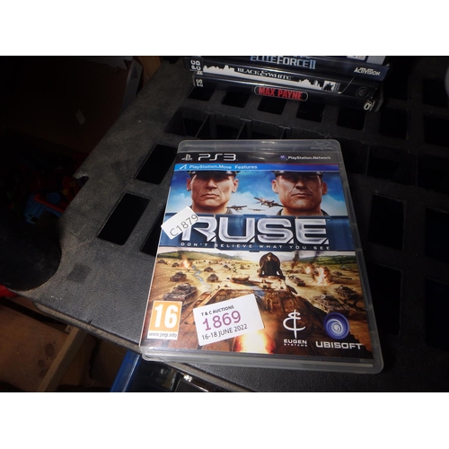 1869 - PS3 RUSE GAME