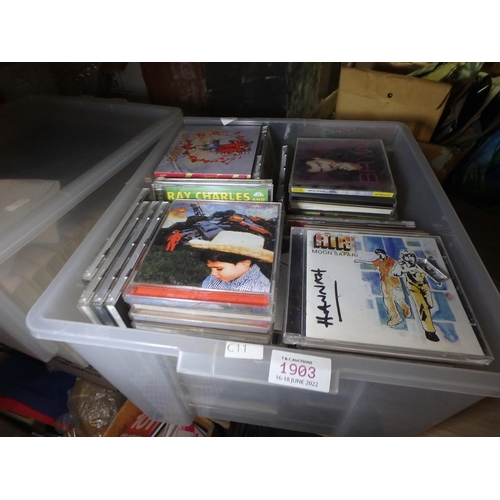 1903 - BOX OF CDS AND CASES