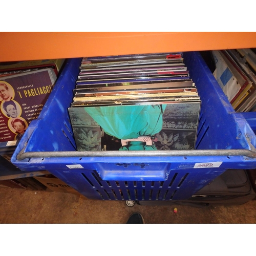 2029 - LARGE CRATE OF RECORDS