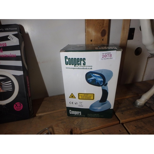 2078 - COOPERS SUPERBRIGHT READING LIGHT