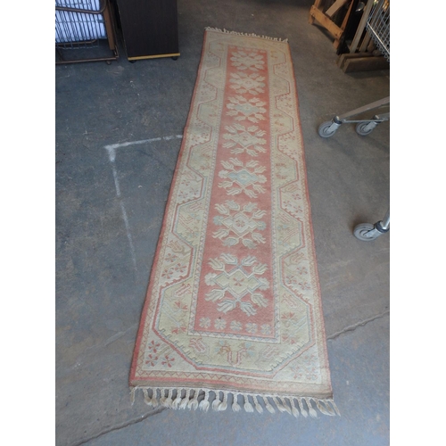 2371 - PINK AND BEIGE TRADITIONAL RUG