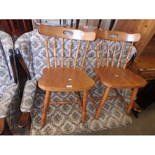 796 - TWO STICKBACK KITCHEN CHAIRS