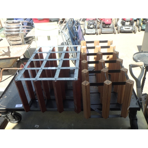 220 - WINE RACKS X 2