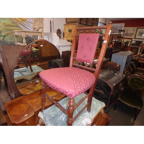 1293 - VINTAGE SPINDLE BACK CHAIR