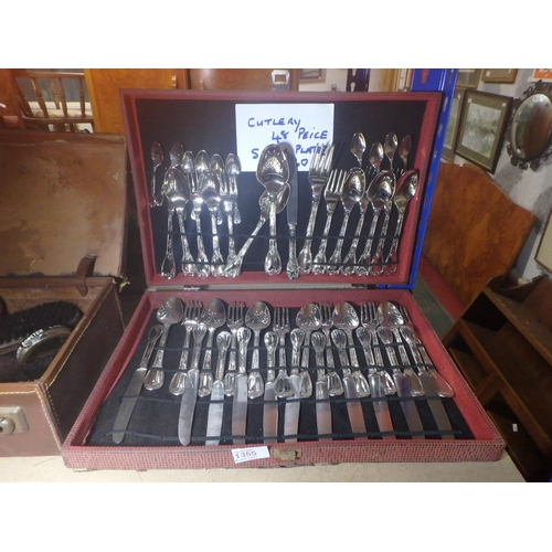 1355 - 48 PIECE SILVER PLATED CUTLERY SET