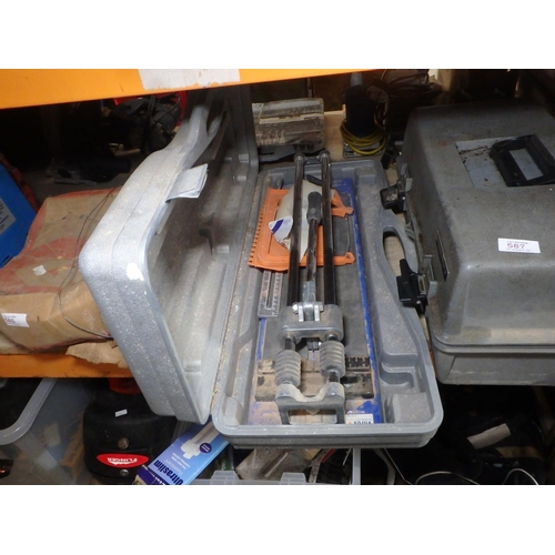 586 - BOXED TILE CUTTER