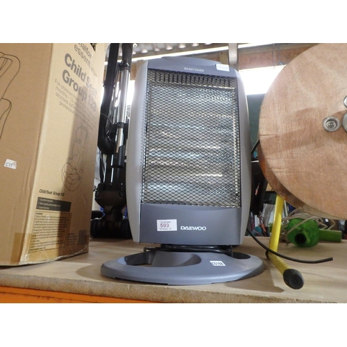 593 - HALOGEN ROOM HEATER