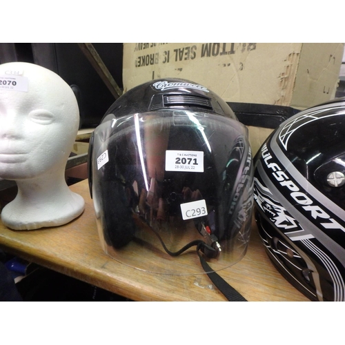 2071 - GROMWELL CRASH HELMET SIZE M