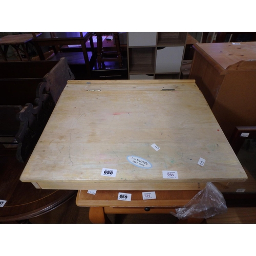 658 - SCHOOL DESK (REQUIRES ASSEMBLY)