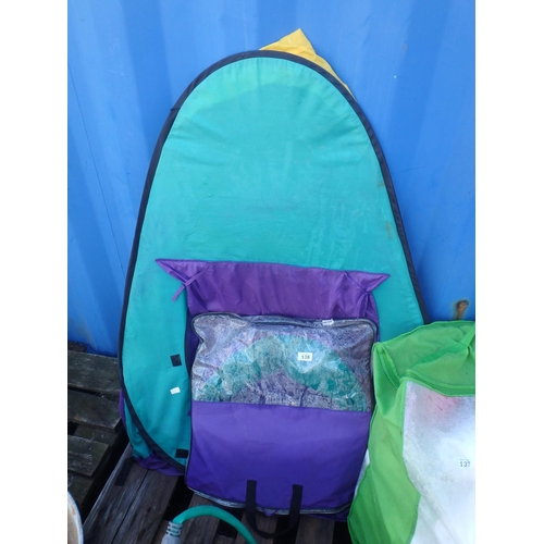 138 - CHILDS TENT AND POP UP TUNNEL