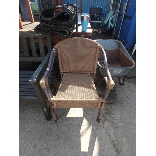 162 - 2 PATIO CHAIRS