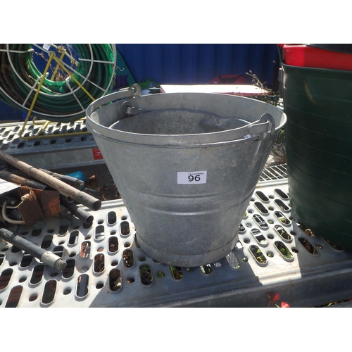 96 - 2 GALVANISED BUCKETS