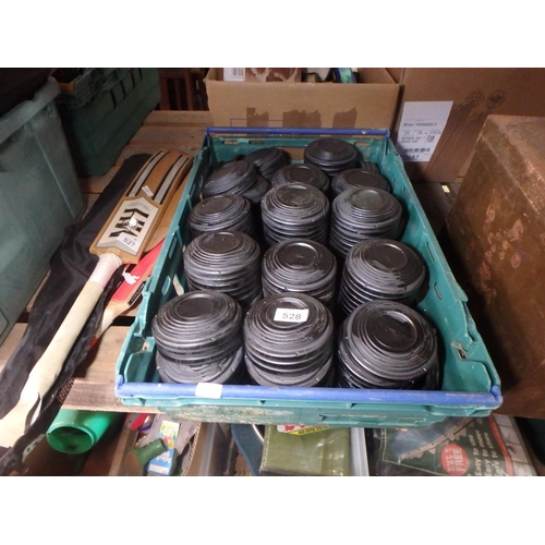 528 - CRATE OF CLAY PIGEON CLAYS