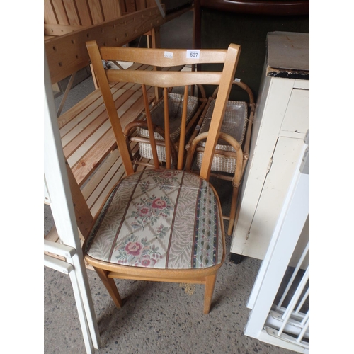 537 - VINTAGE DINING CHAIR