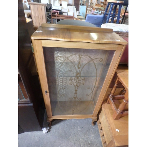 582 - VINTAGE DISPLAY CABINET