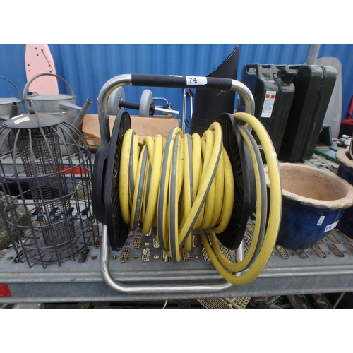 74 - KARCHER REEL AND HOSE