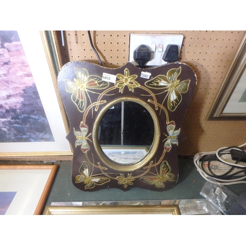 1015 - ART NOUVEAU STYLE DECORATIVE MIRROR