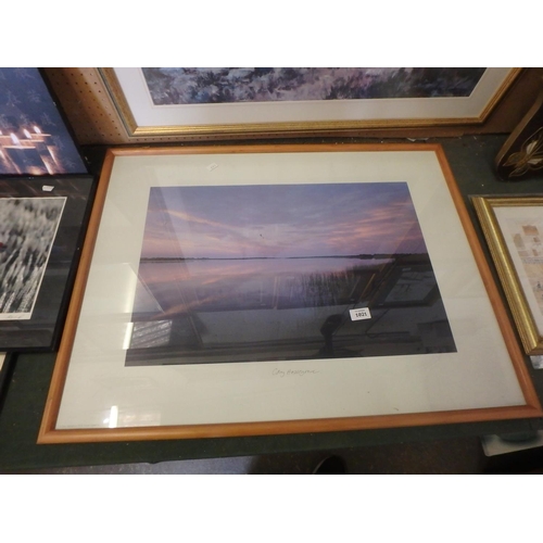 1021 - FRAMED PHOTOGRAPHIC PRINT - CARY HAZELGROVE