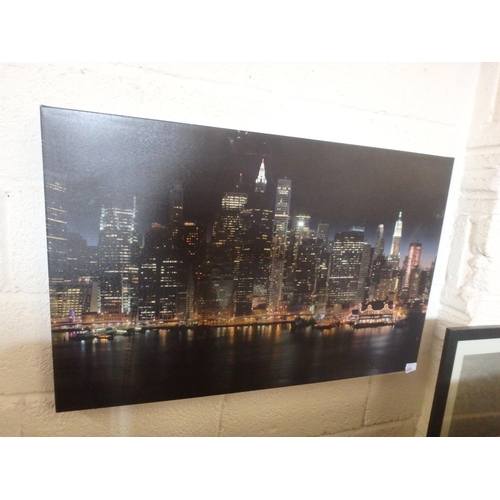 1055 - CANVAS PRINT - NEW YORK CITY SKYLINE