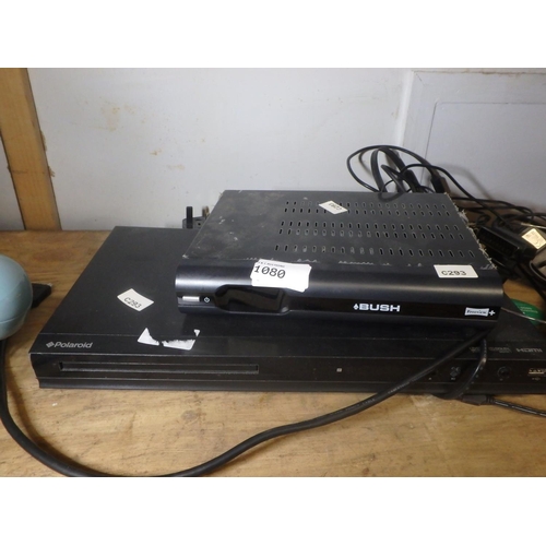 1080 - BUSH FREEVIEW PLAYER AND DVD PLAYER