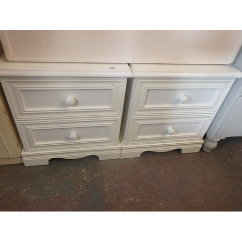 820 - PAIR OF 2 DRAWER BEDSIDE UNITS