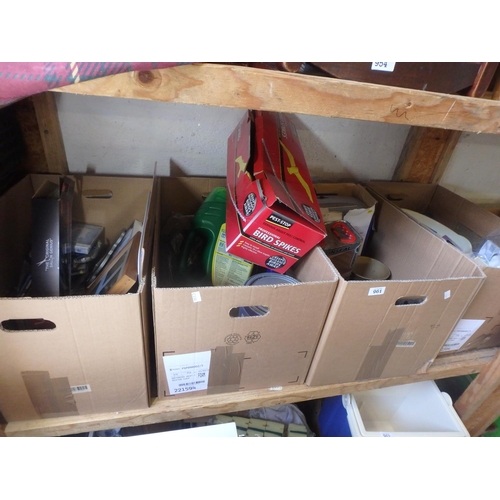 961 - 4 BOXES HOUSEHOLD CLEARANCE ITEMS