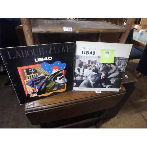 971 - THE BEST OF UB40 AND LABOUR OF LOVE LP'S