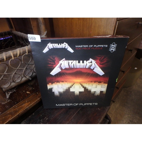 980 - METALLICA MASTER OF PUPPETS PUZZLE