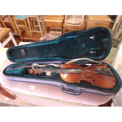 991 - VIOLIN IN CASE - IN NEED OF REPAIR